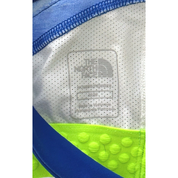 THE NORTH FACE Side Vented Racerback Tank Top Running Active Yoga Blue Medium - Picture 9 of 10
